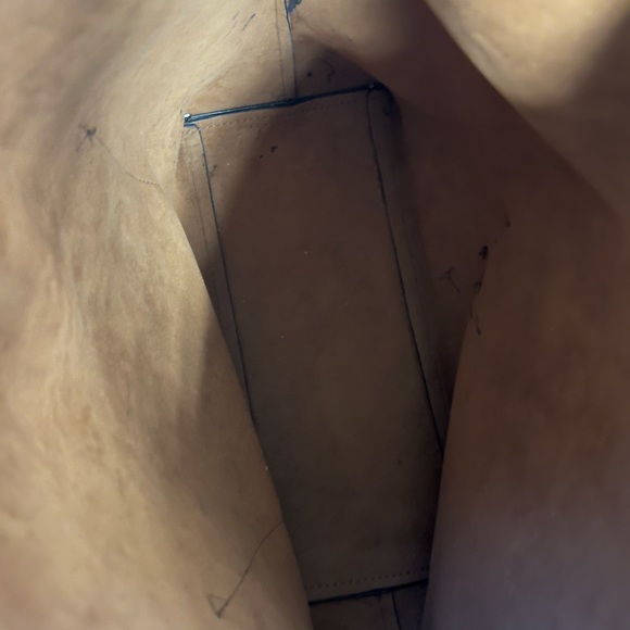 Vegan leather hobo shoulder bag - Picture 4 of 4